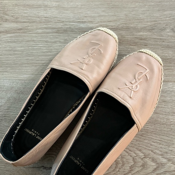 SOLD SAINT LAURENT LEATHER ESPADRILLES - Picture 2 of 7